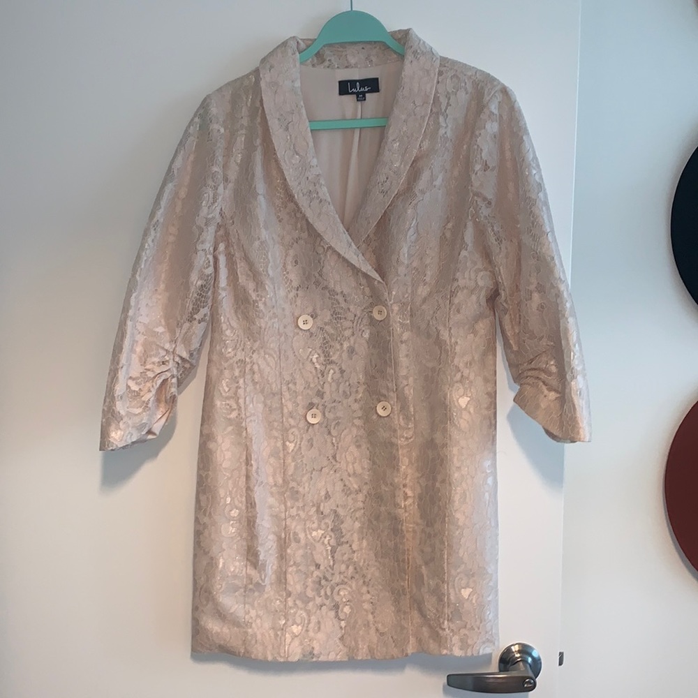 Lulus Lace Blazer Dress